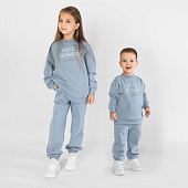 Костюм детский свитшот и брюки «One love soft» 