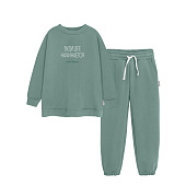 Костюм детский свитшот и брюки «One love soft»