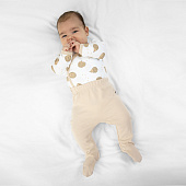 Ползунки с закрытыми ножками «Латте»