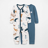 Комбинезон с открытыми ножками /набор 2 шт/ «Basic»