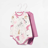 Боди с длинным рукавом /набор 2 шт/ «Basic»