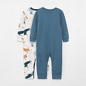 Комбинезон с открытыми ножками /набор 2 шт/ «Basic»