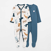 Комбинезон с закрытыми ножками /набор 2 шт/ «Basic»