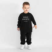 Костюм детский свитшот и брюки «One love soft»